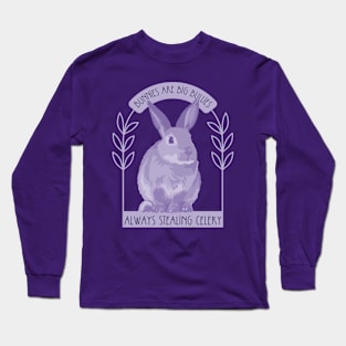 Bunnies Are Big Bullies Long Sleeve T-Shirt